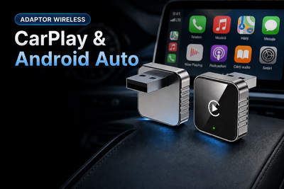 Adaptor CarPlay Wireless - 5G WiFi & Bluetooth 5.0
