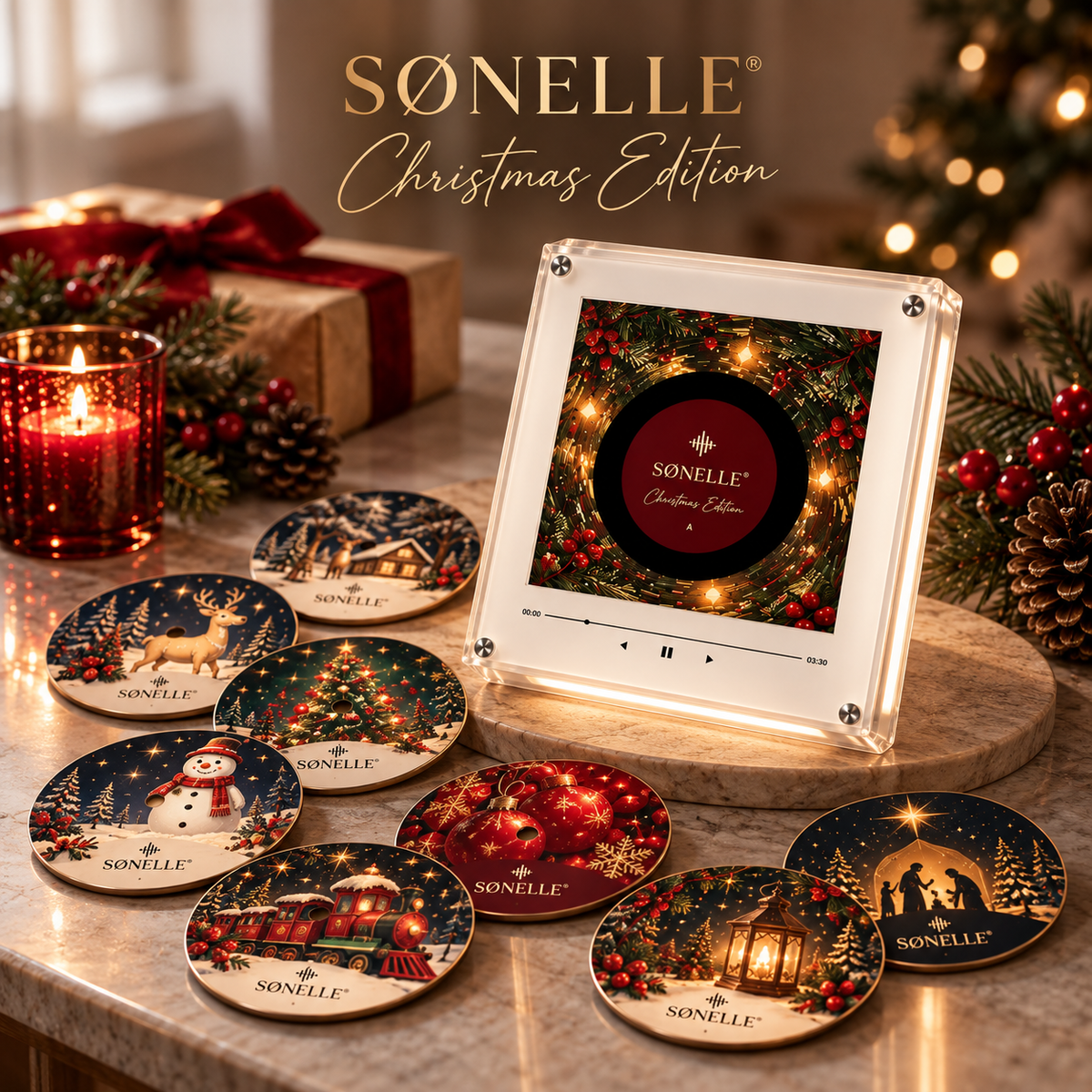 SØNELLE – Casetă Muzicală Magnetică cu Lumină Ambientală